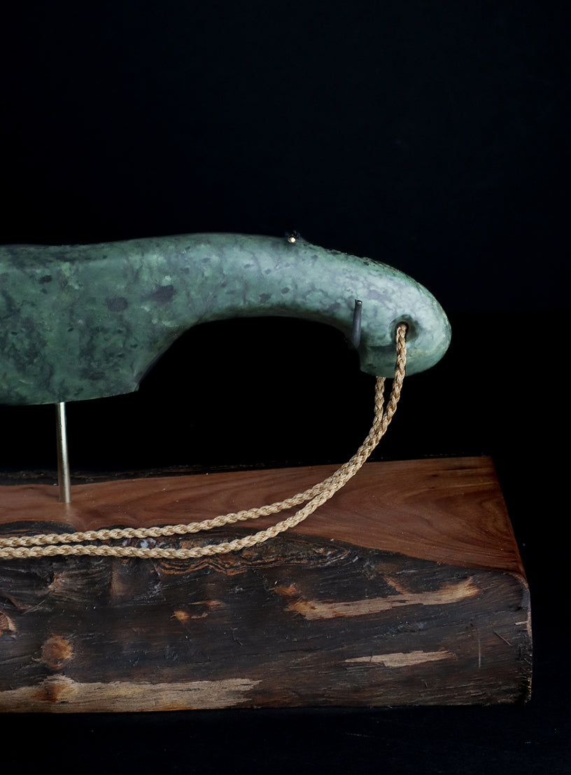 Pounamu Wahaika On Stand