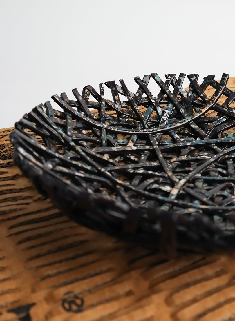 Mosaic Flat Woven Bowl