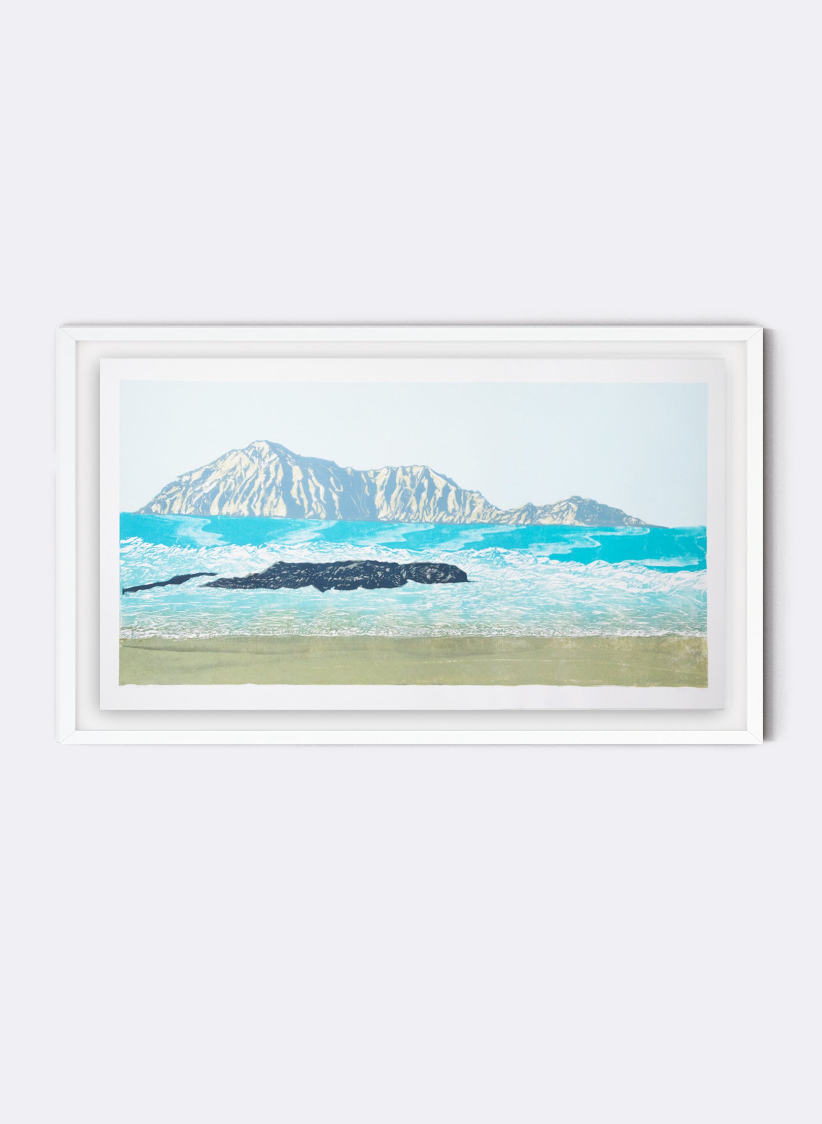 Bare Island VI | Large - Woodblock Print