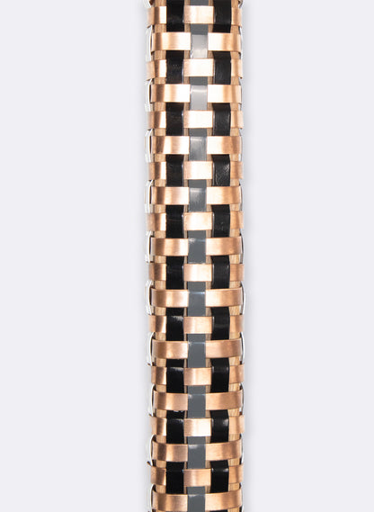 Silver, Black and Copper Taiaha