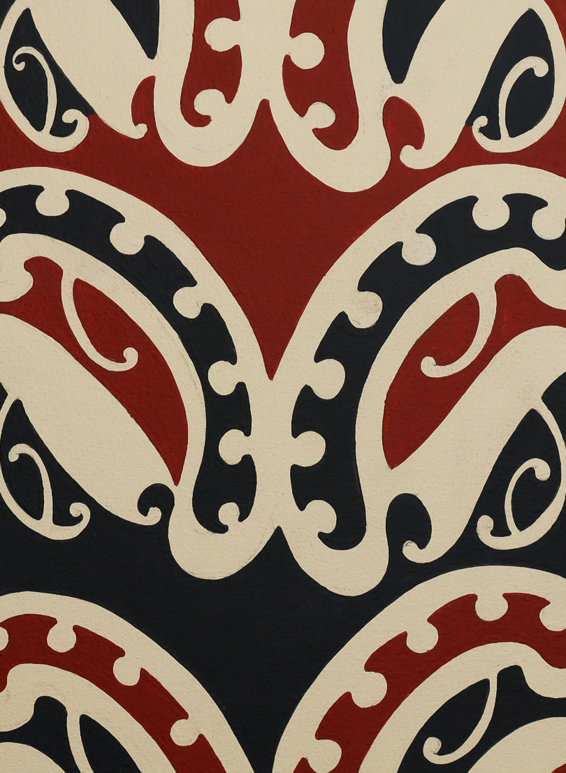 Te pitau a Manaia Series - Whero - Original Painting