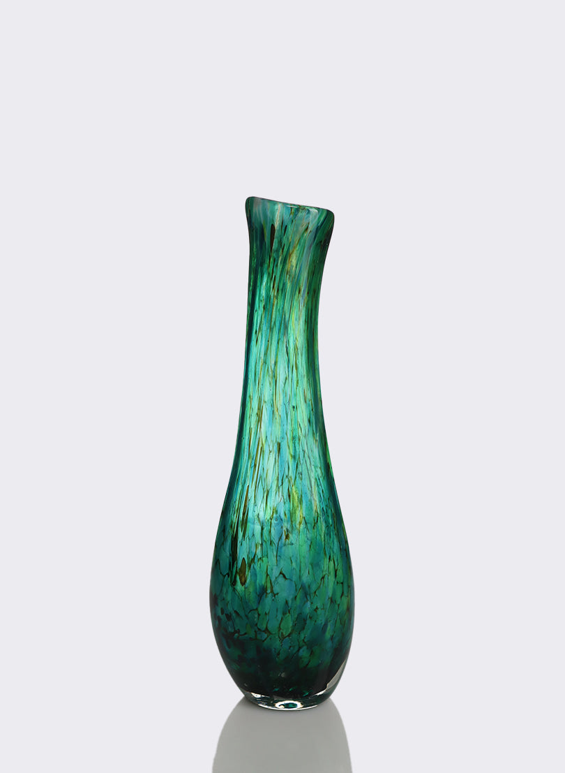 Greenstone Flat Form Vase - Large