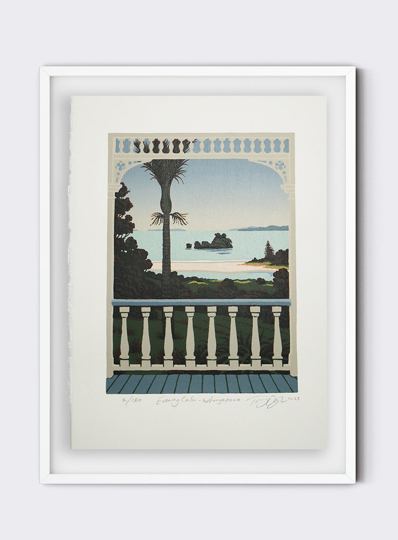 Evening Calm - Whangapoua - Screen Print