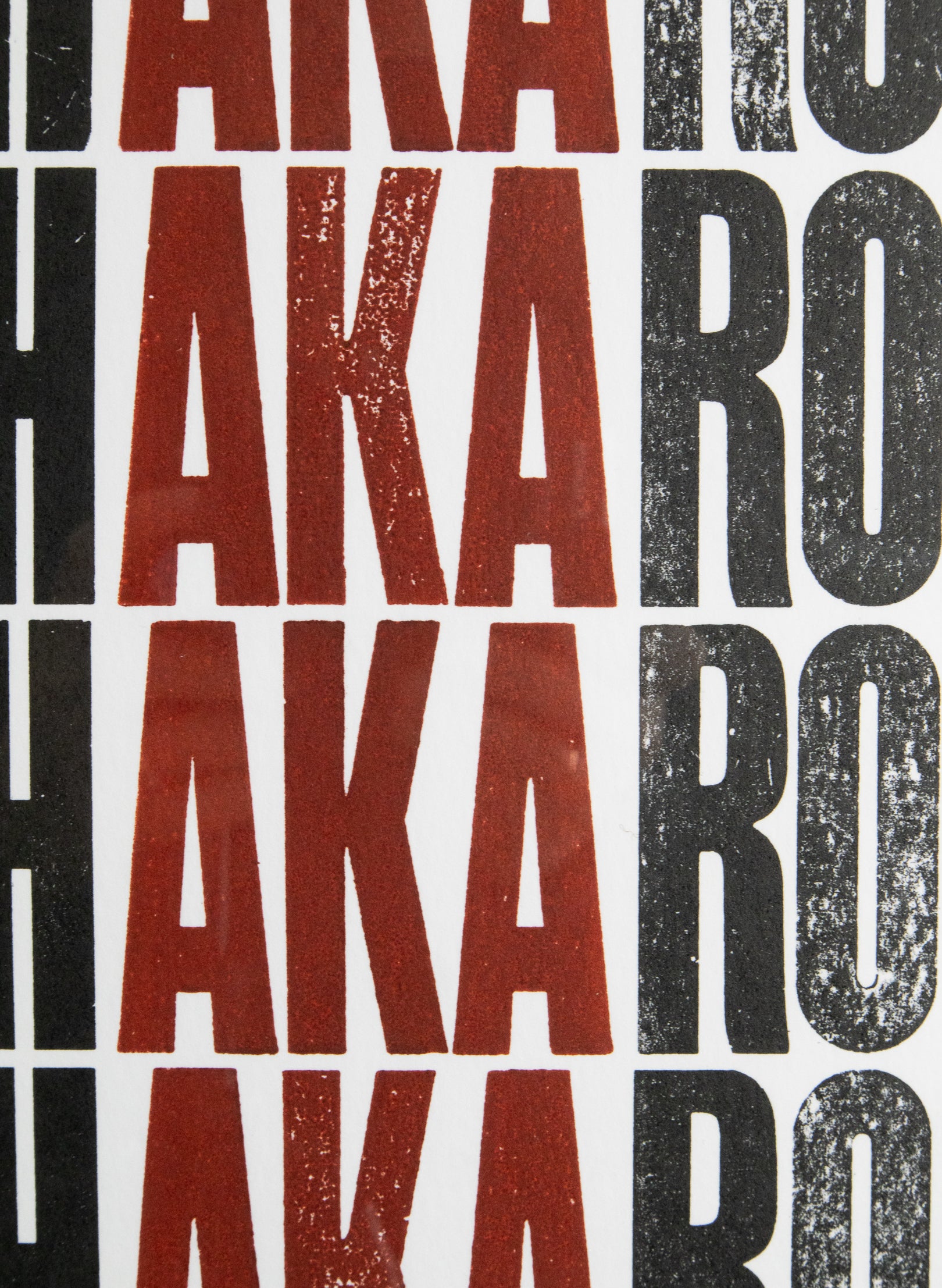 A.K.A Letterpress Print 9/18 | FRAMED