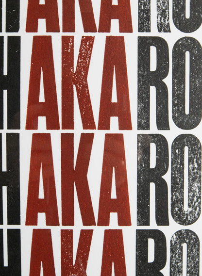A.K.A Letterpress Print 9/18 | FRAMED