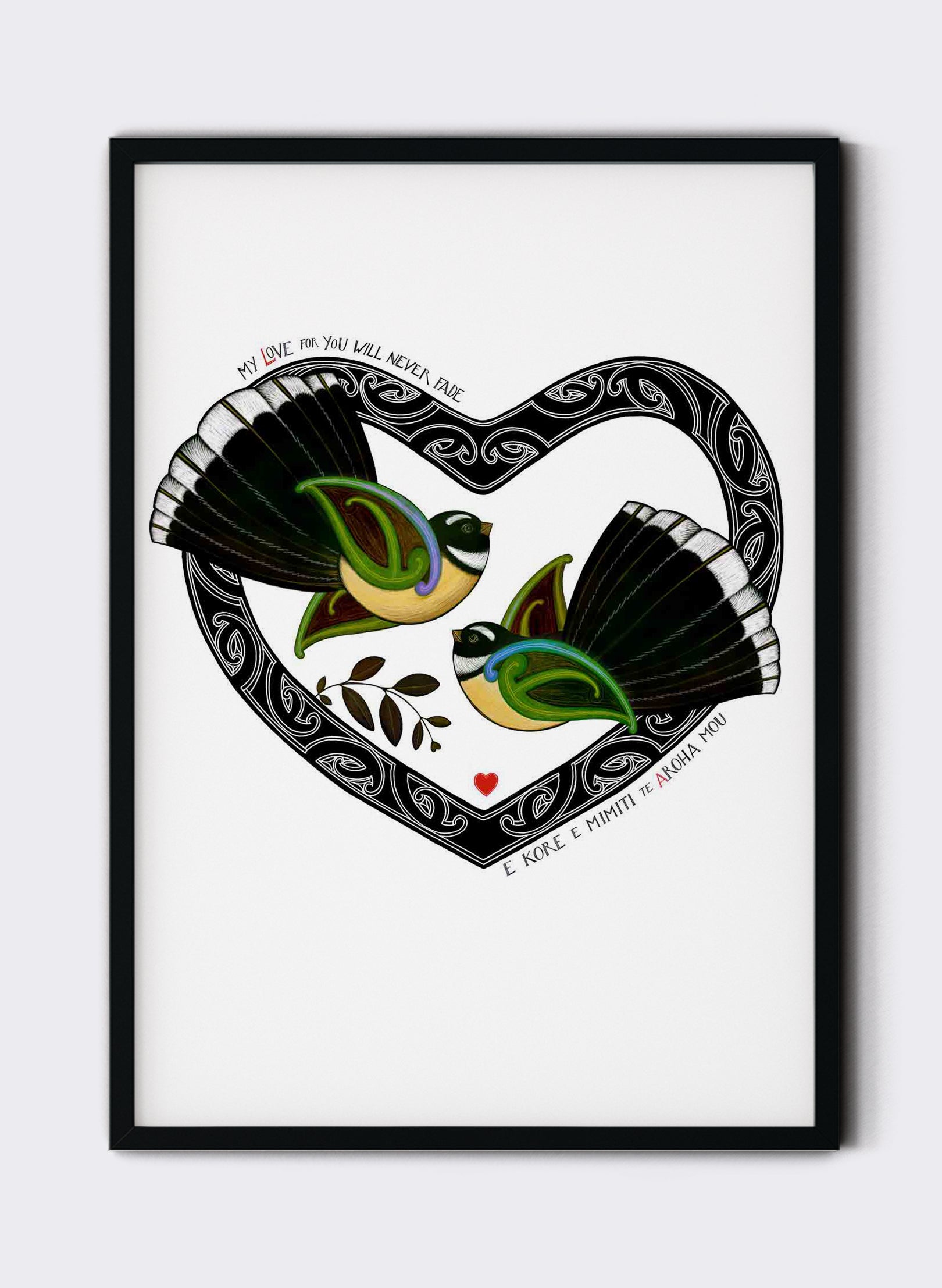 Aroha Piwakawaka - Giclée Print