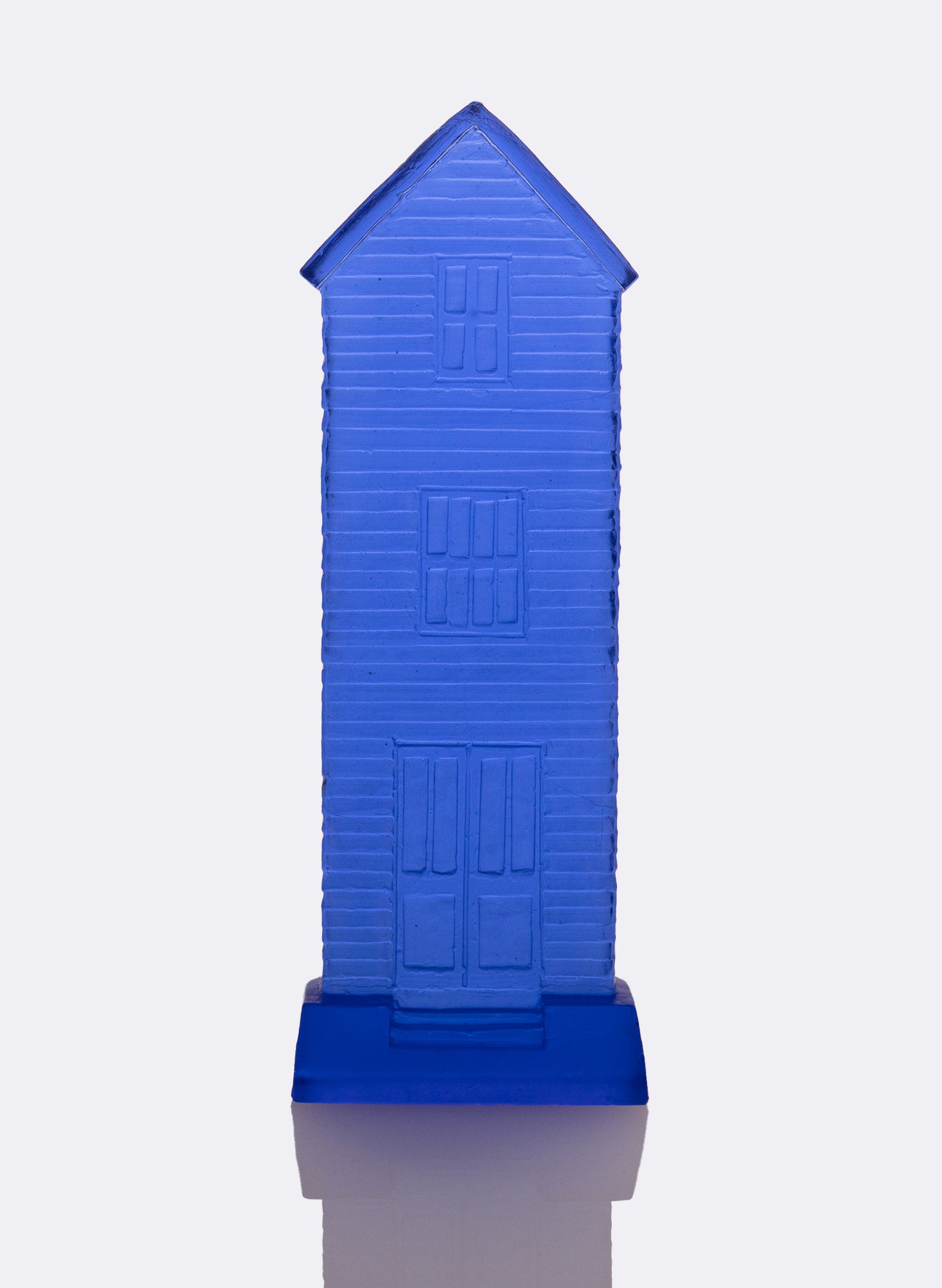 Cast Glass TownHouse - Sapphire Blue