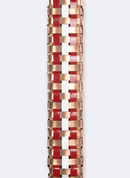 Red, White and Copper Taiaha