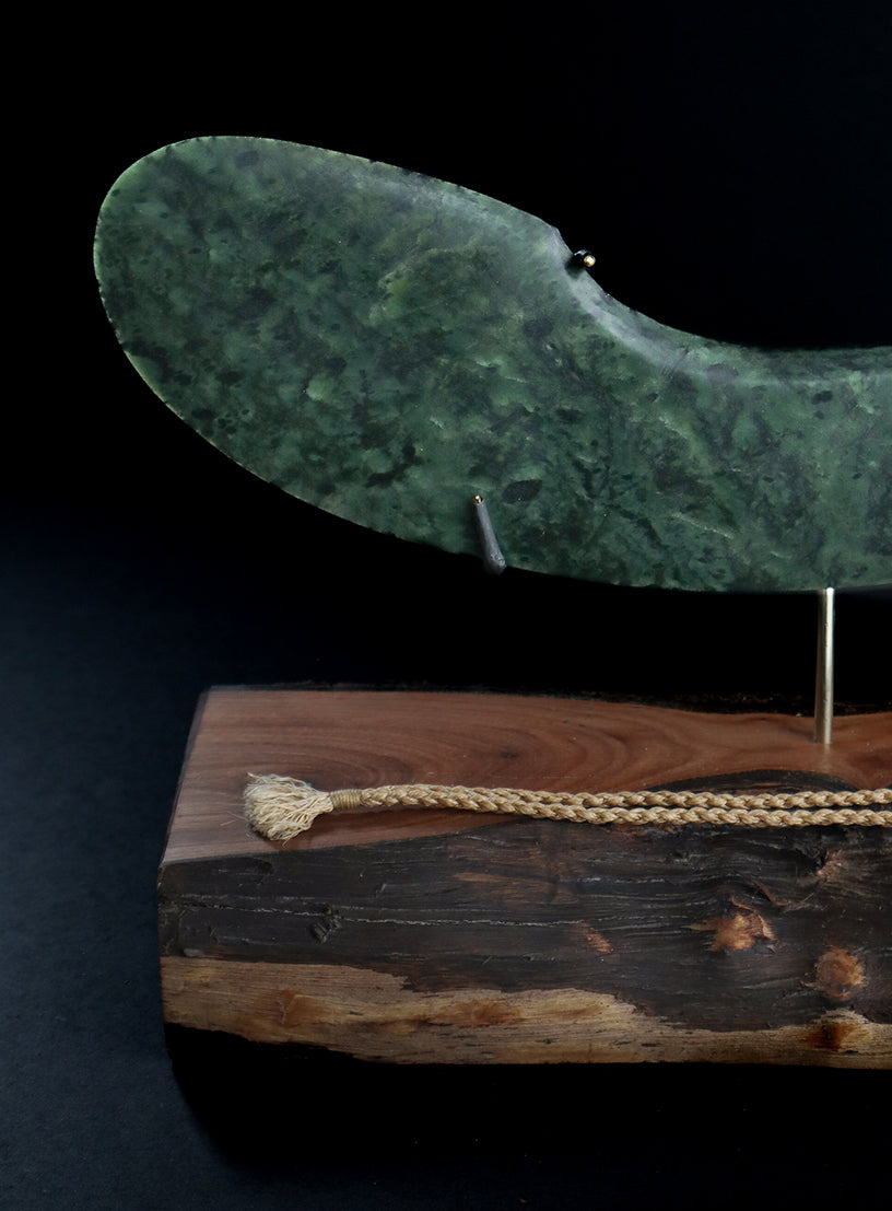 Pounamu Wahaika On Stand