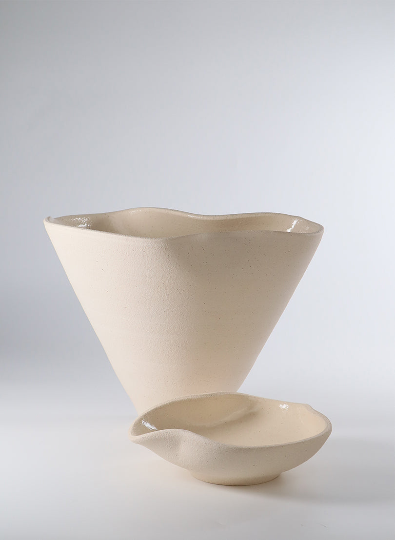 Marlowe Vase - Large - Sand Dune