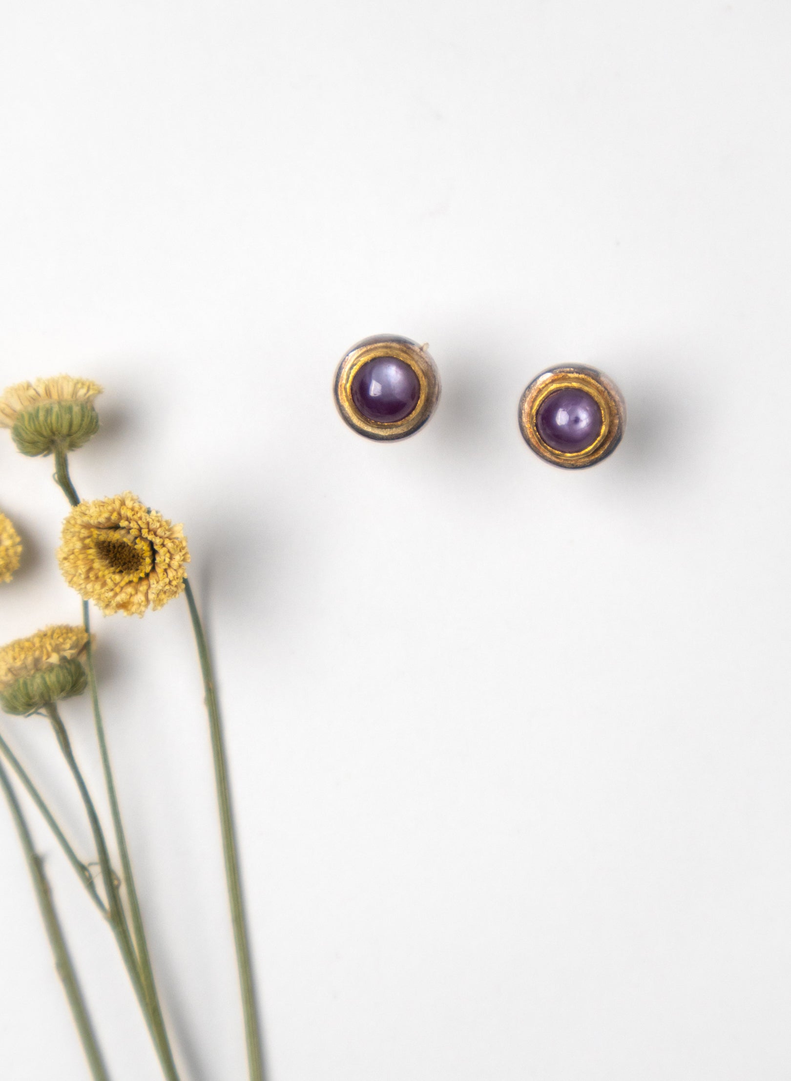 Ruby Stud Earrings