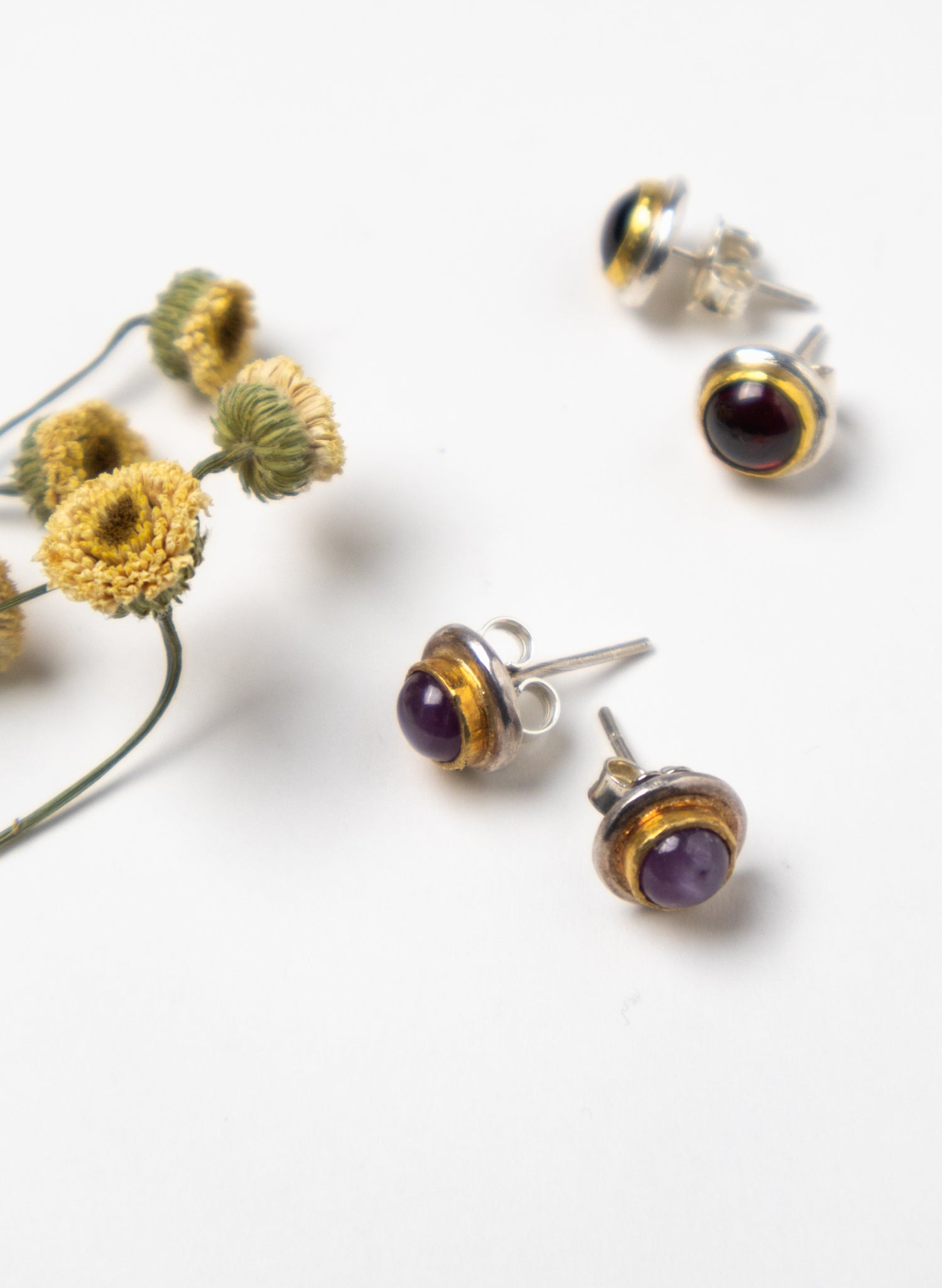 Ruby Stud Earrings