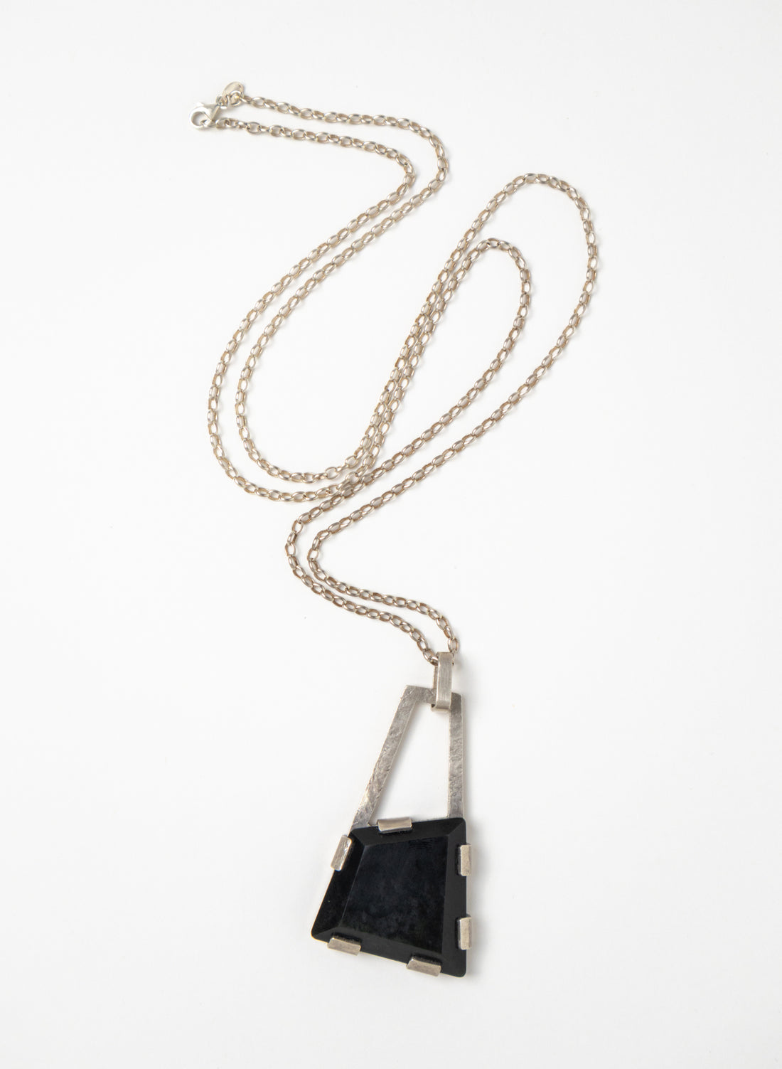 Faceted Pounamu Geometric Pendant