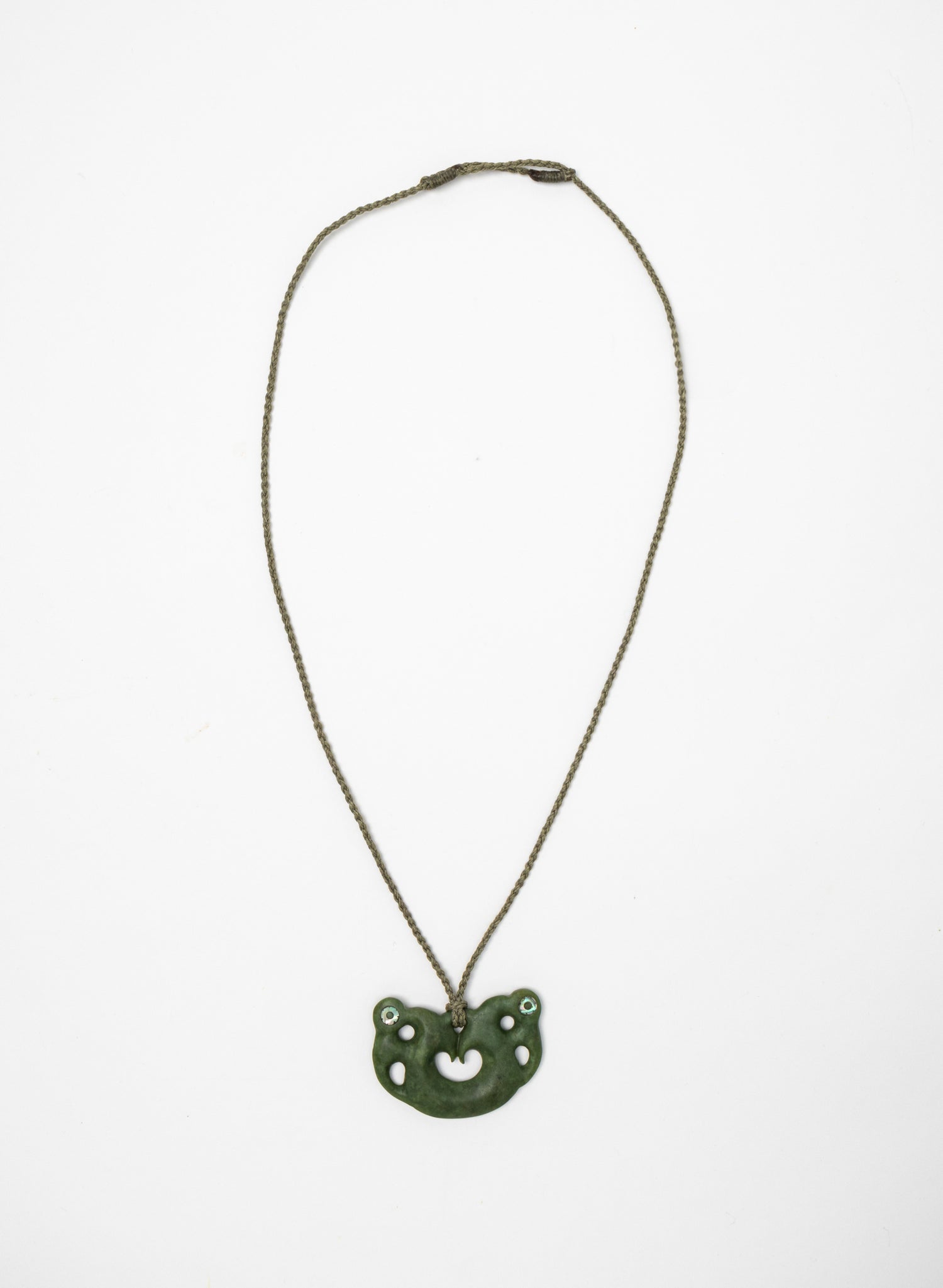 Carved Pounamu Pekapeka Pendant