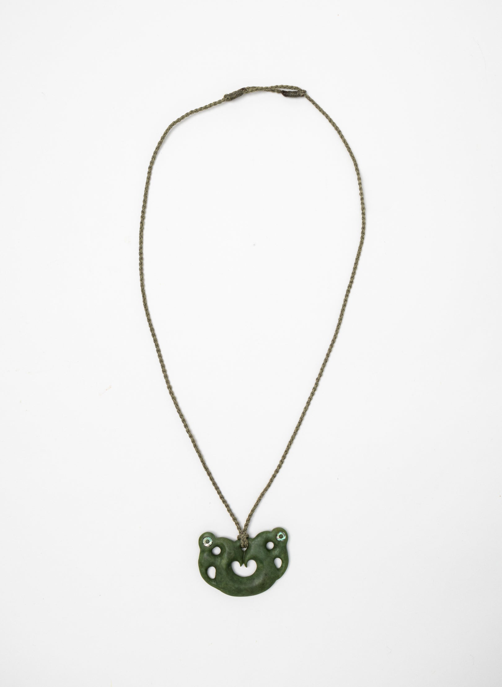 Carved Pounamu Pekapeka Pendant