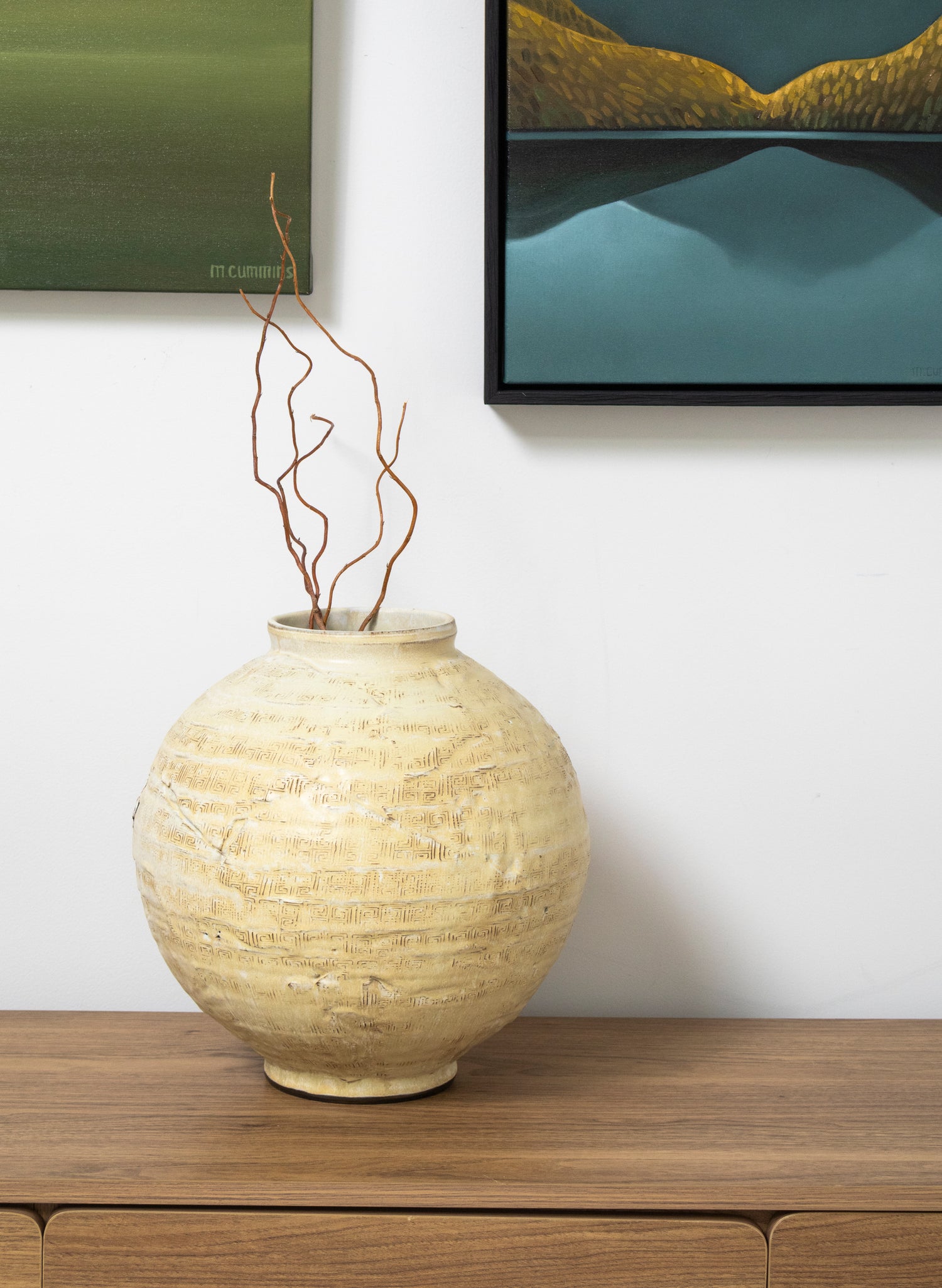White Moon Jar