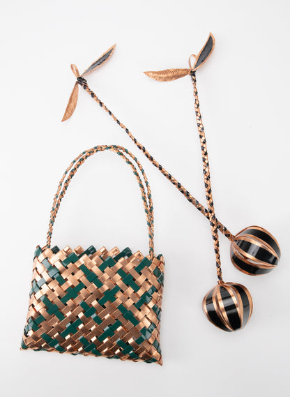 12 End Copper And Green Kete