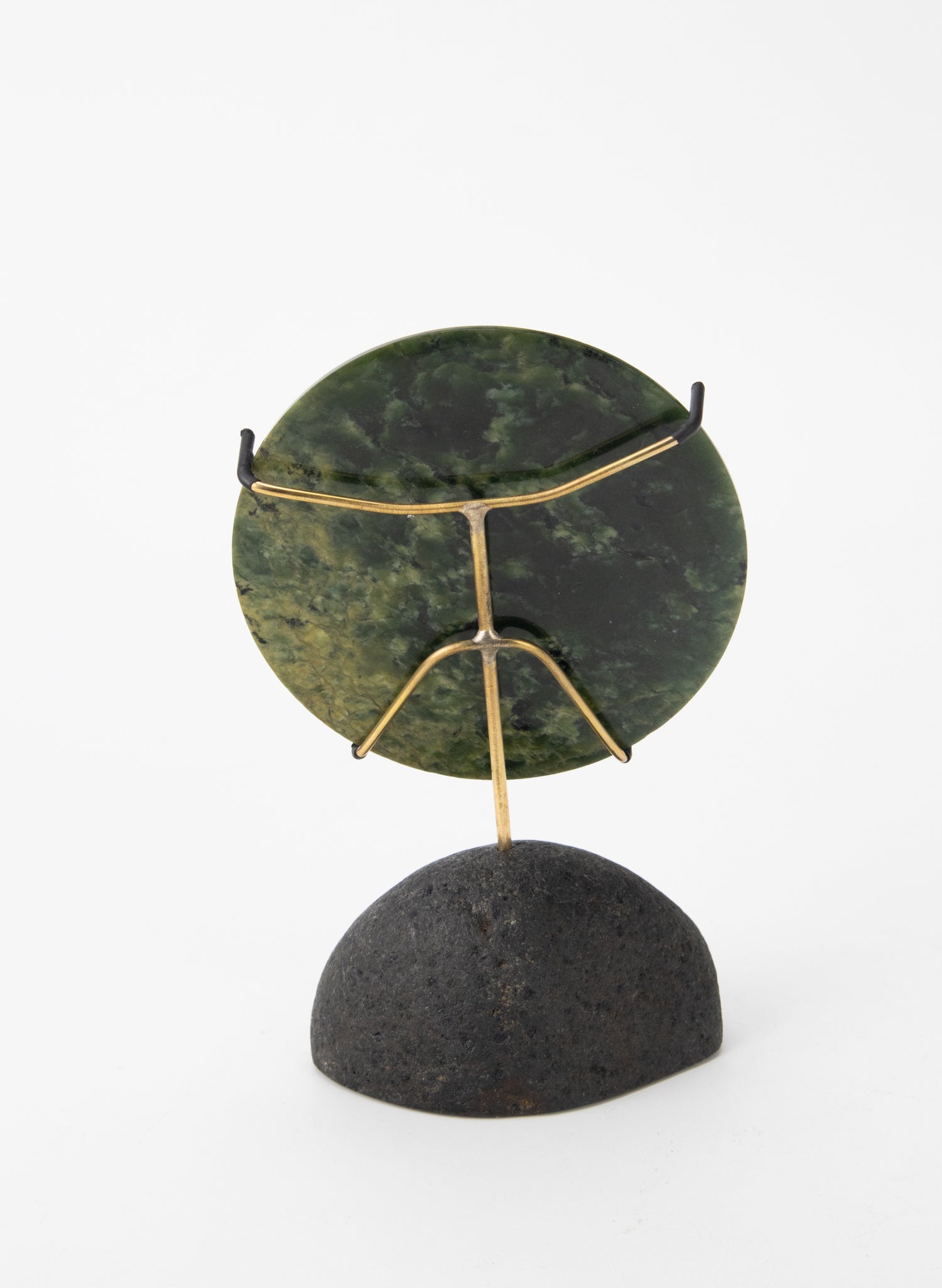 Pounamu Disc Sculpture