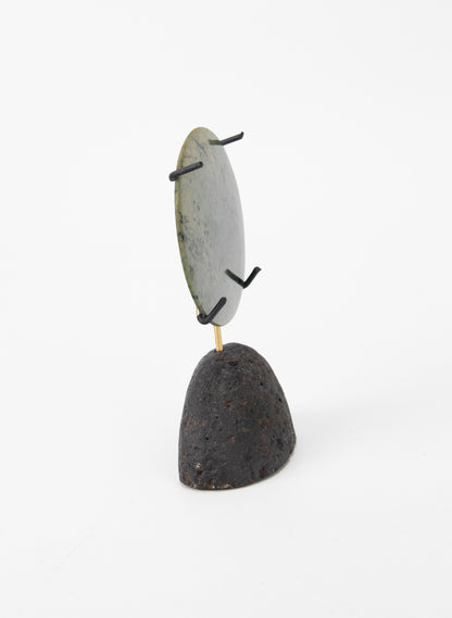 Pounamu Disc Sculpture