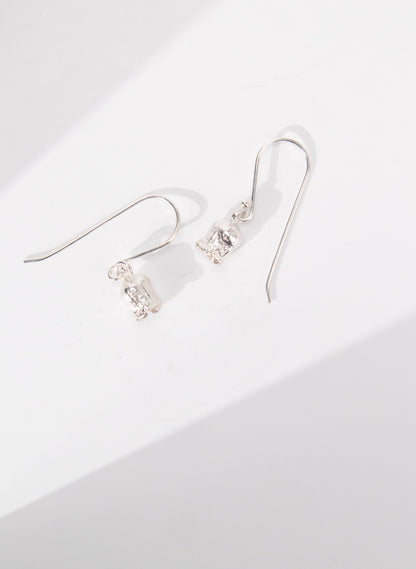 Rātā Hook Earrings - Sterling Silver