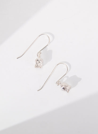 Rātā Hook Earrings - Sterling Silver