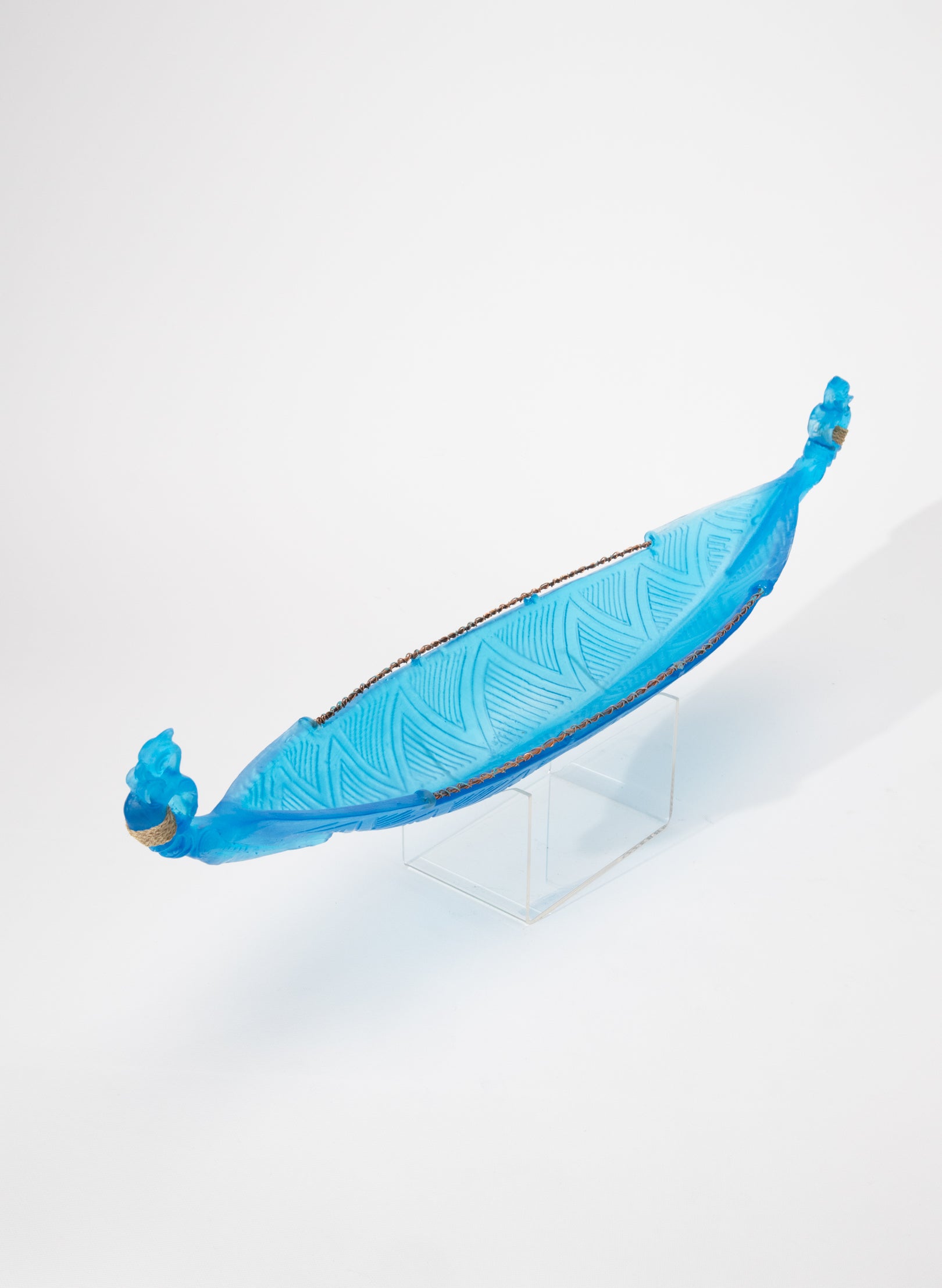 Blue Manaia Canoe