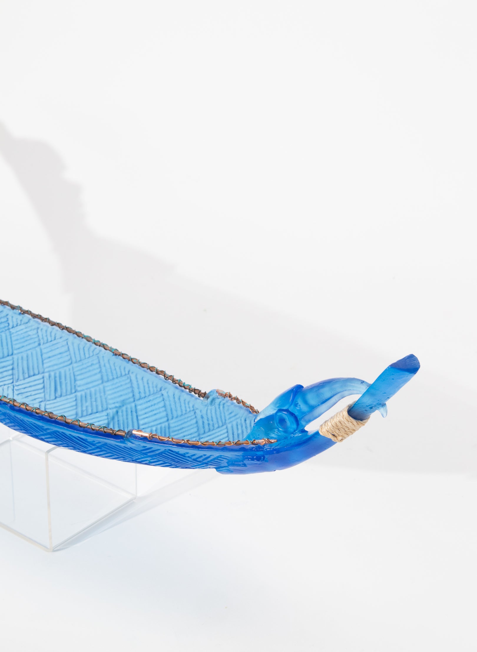 Blue Manaia Canoe