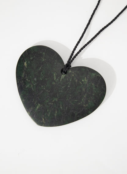 Large Pounamu Heart