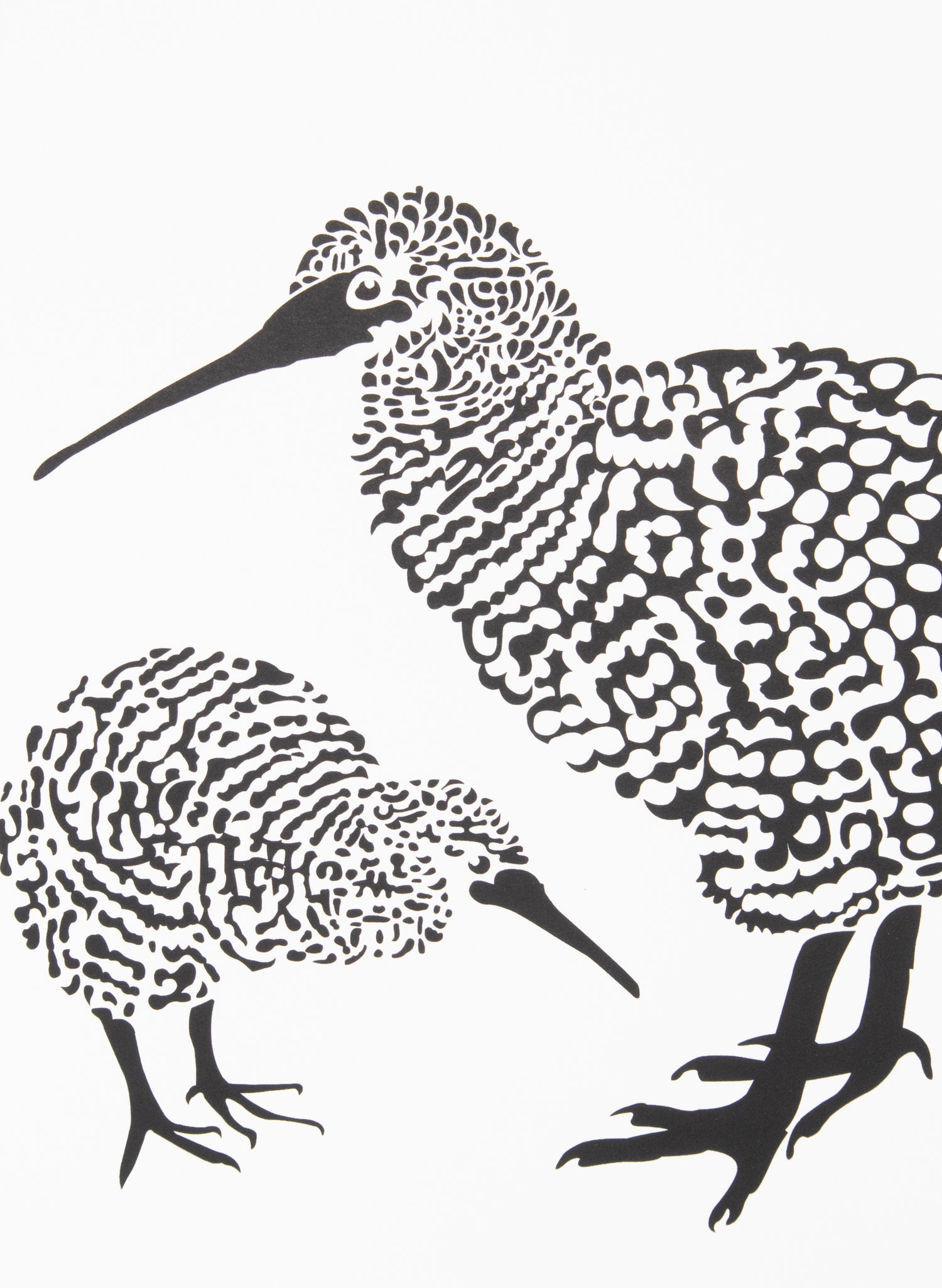 Kiwi | Black - Screen Print