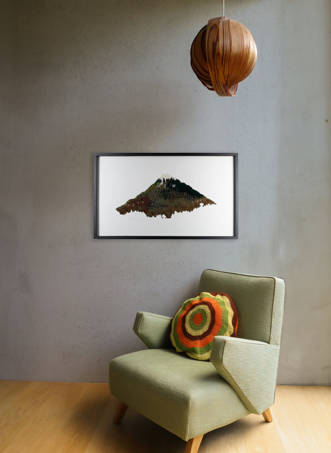 Mt Taranaki - Original Artwork