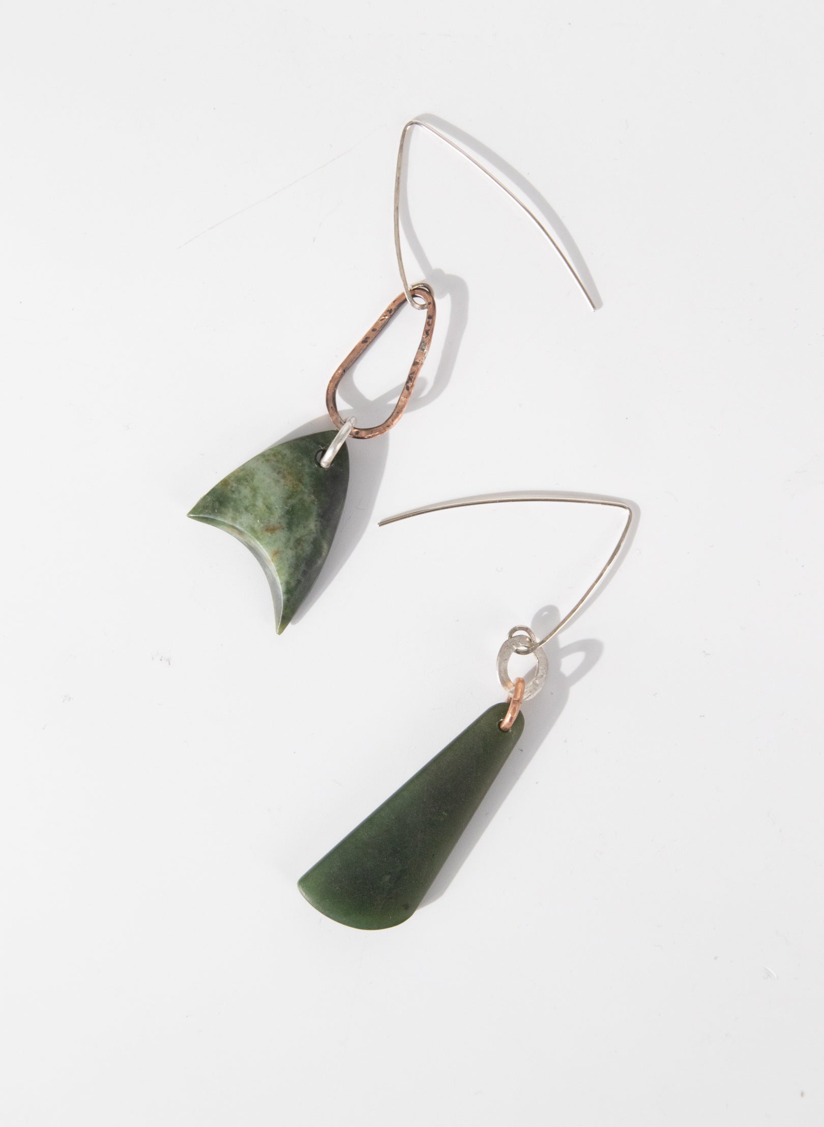 Pounamu Asymmetric Earrings 