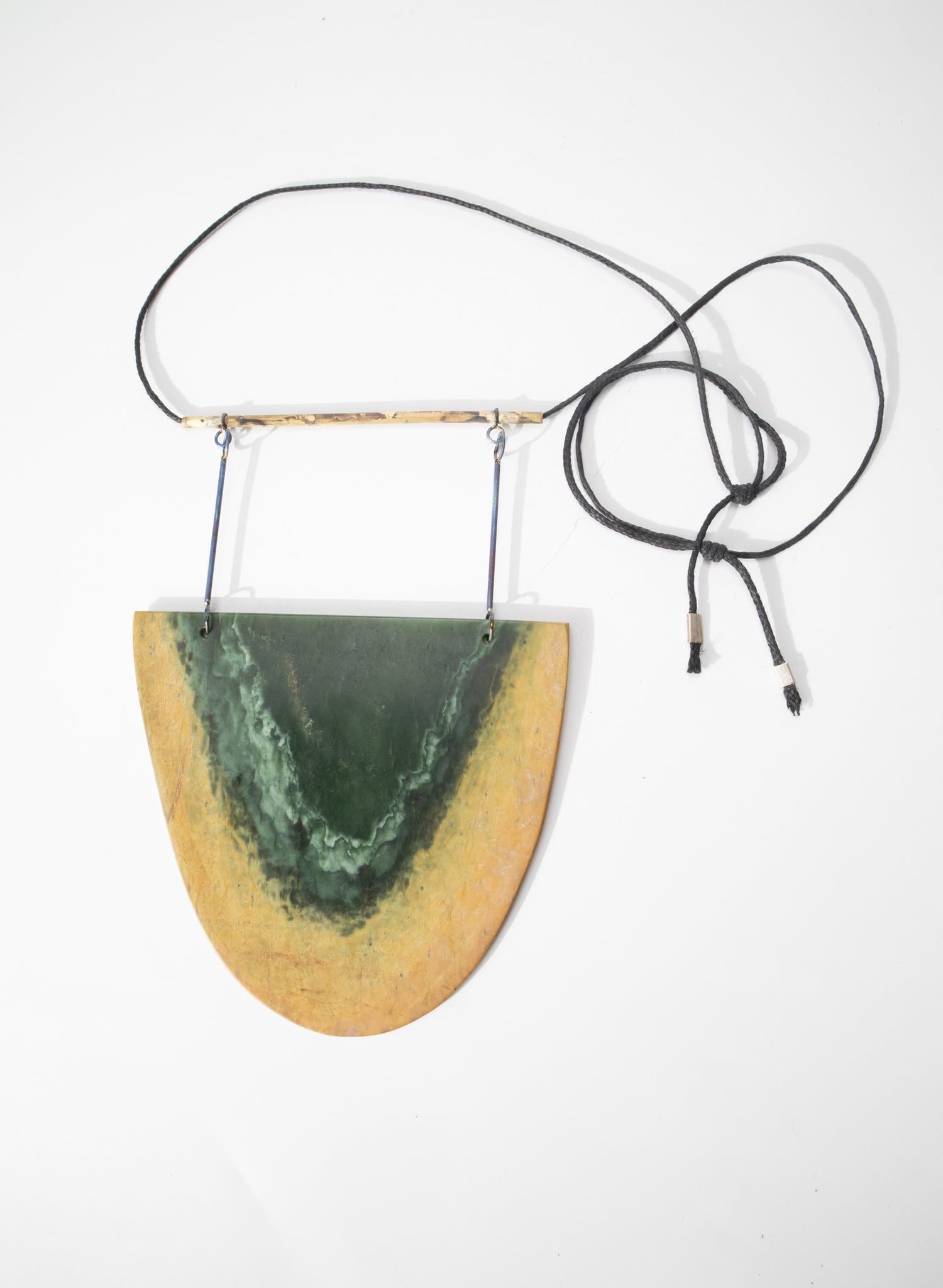 NZ Pounamu Necklace - Titanium