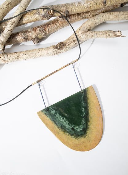 NZ Pounamu Necklace - Titanium