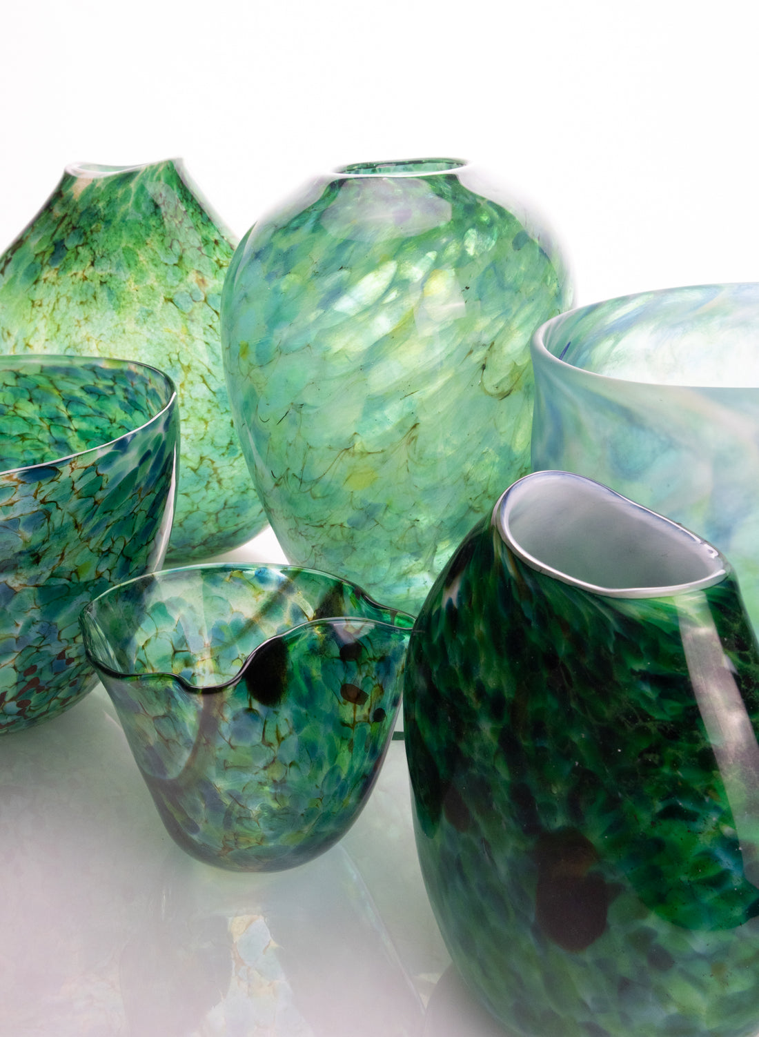 Greenstone Boulder Vase - Large