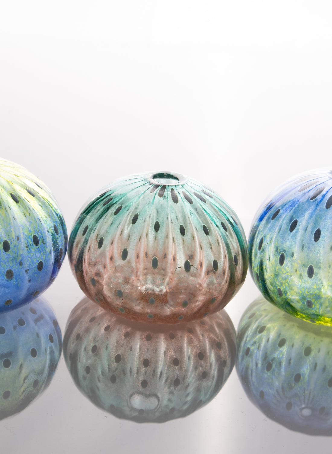 Sea Urchin - Green + Ruby