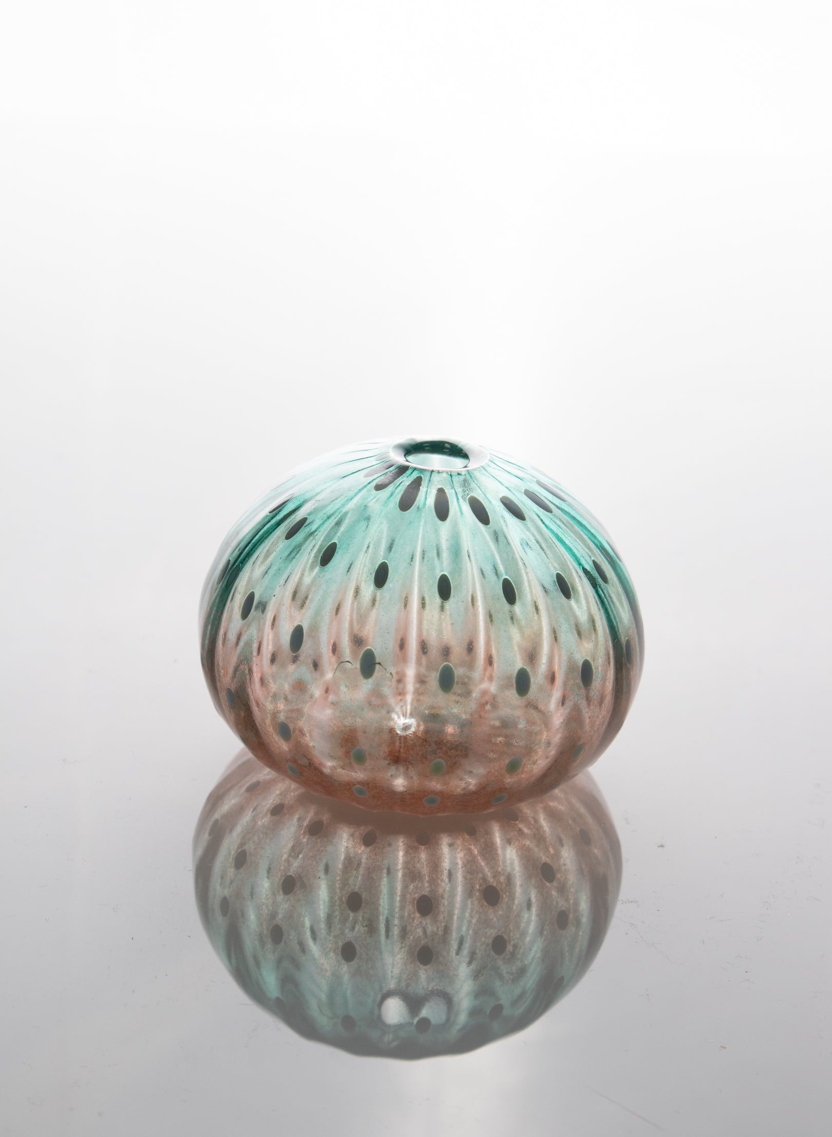 Sea Urchin - Green + Ruby