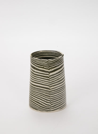 Nerikomi Dark Green Medium Vase