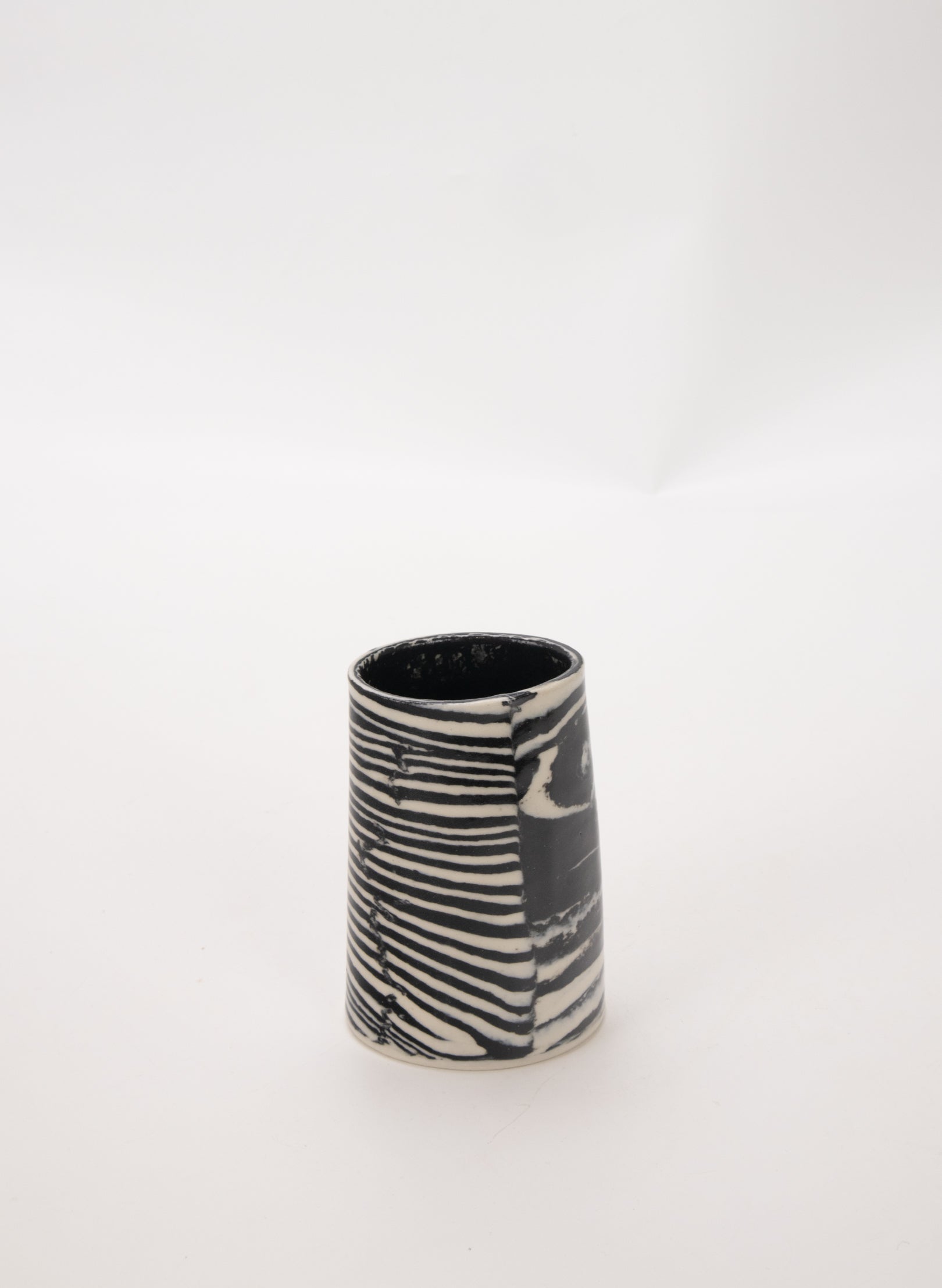 Nerikomi Black Small Vase