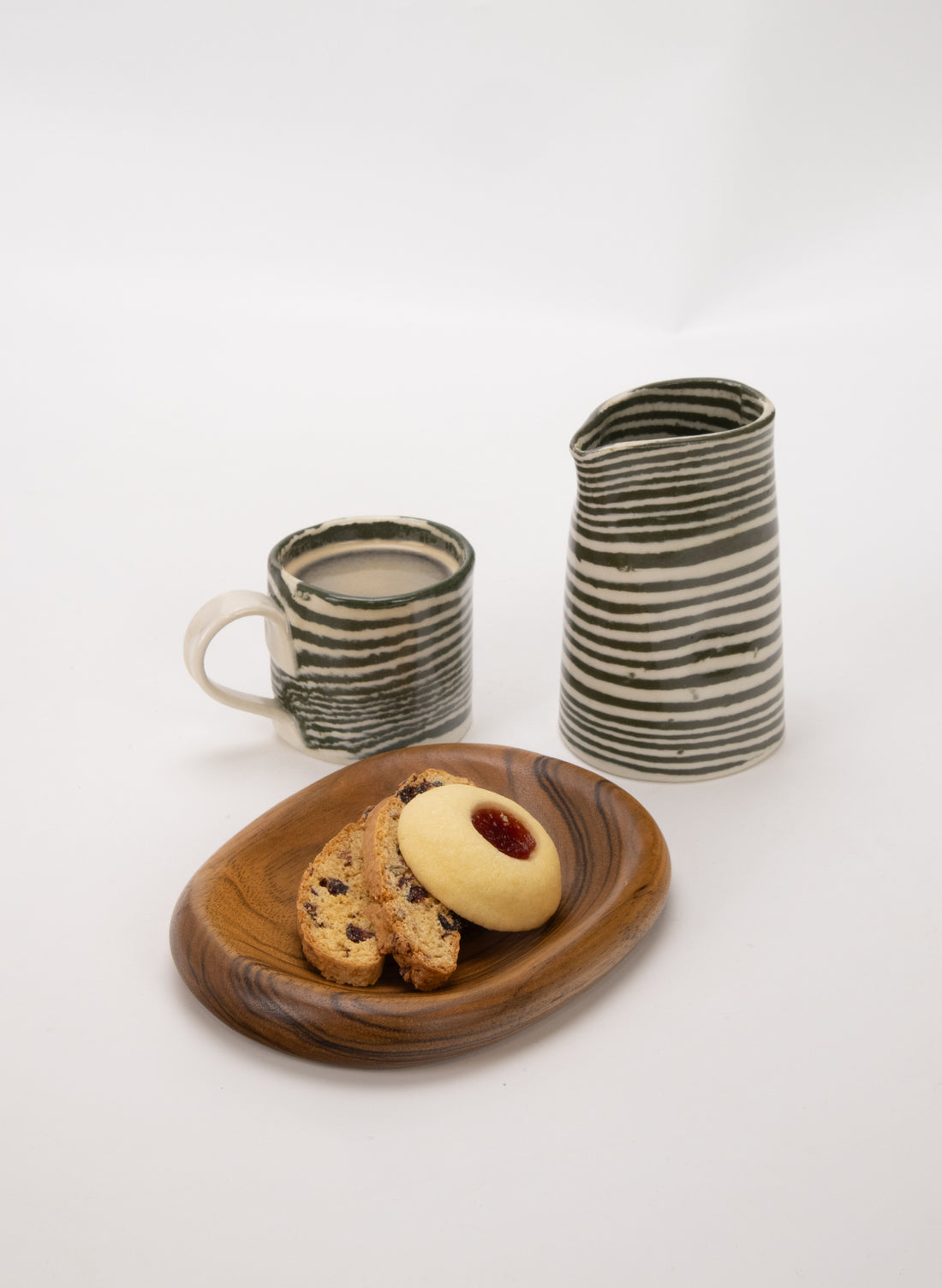 Nerikomi Medium Mug - Dark Green