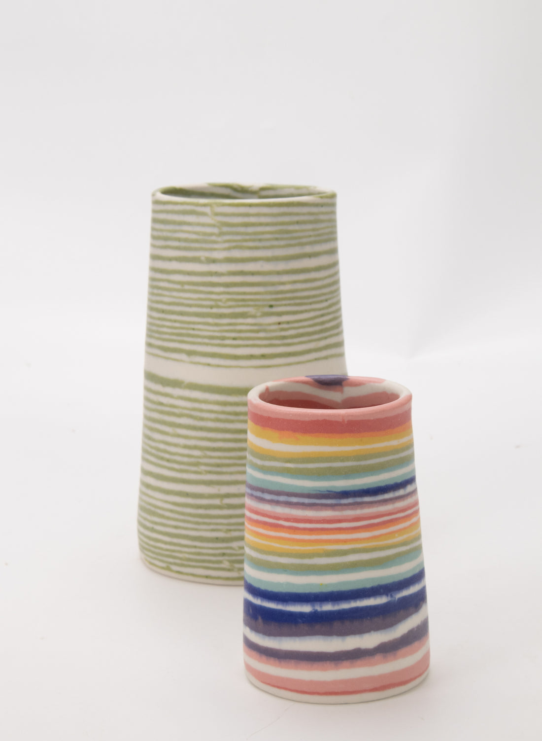 Nerikomi Small Vase - Rainbow