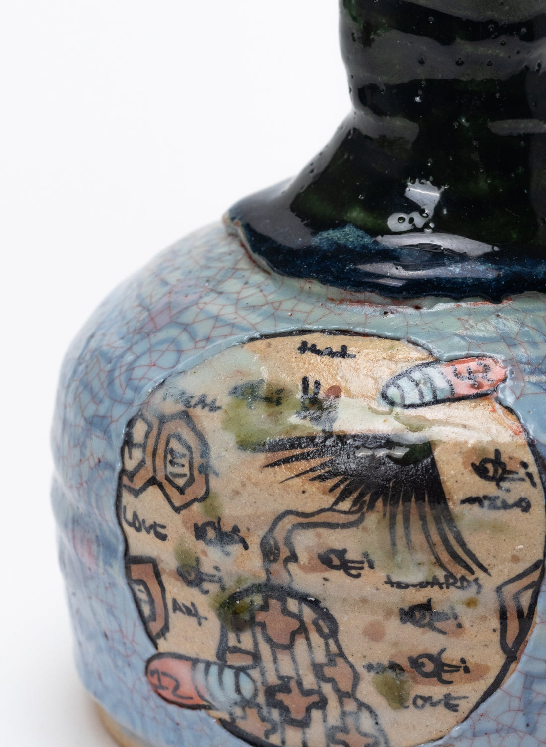 Iro-Shino Long Neck Bottle