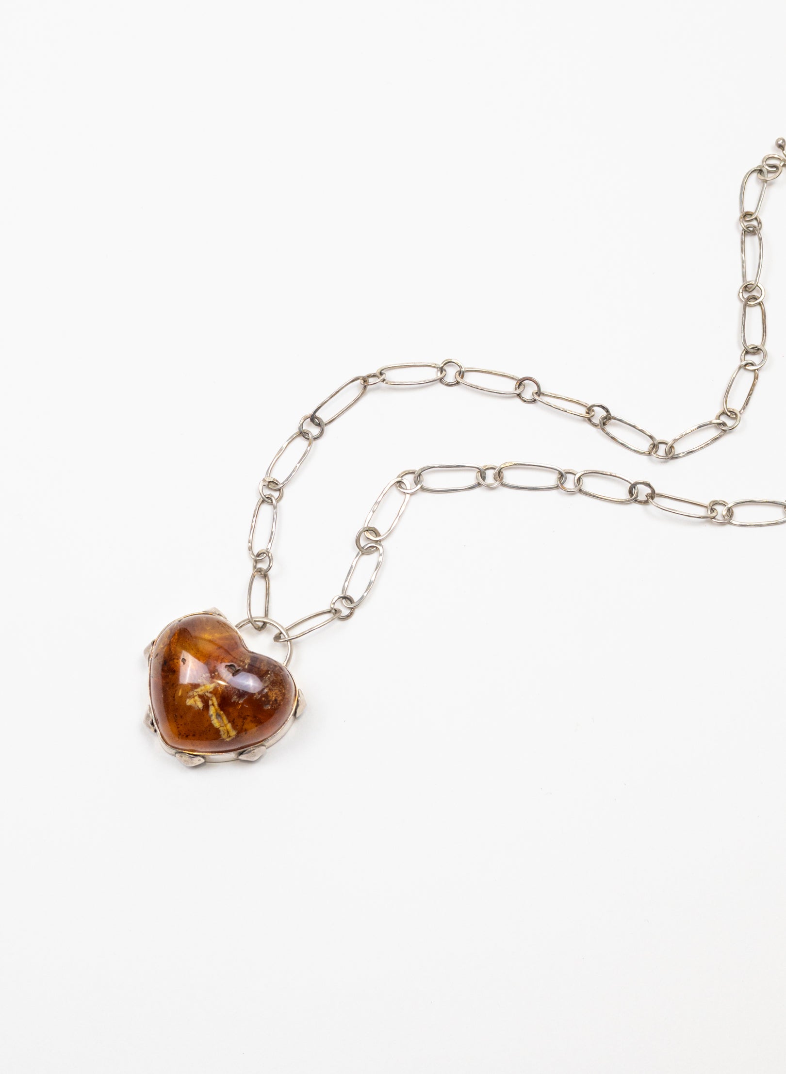 Kauri Gum Heart Necklace
