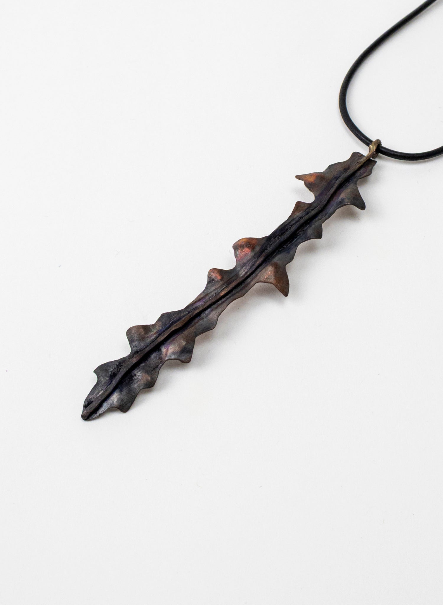 Horoeka Leaf Pendant Copper