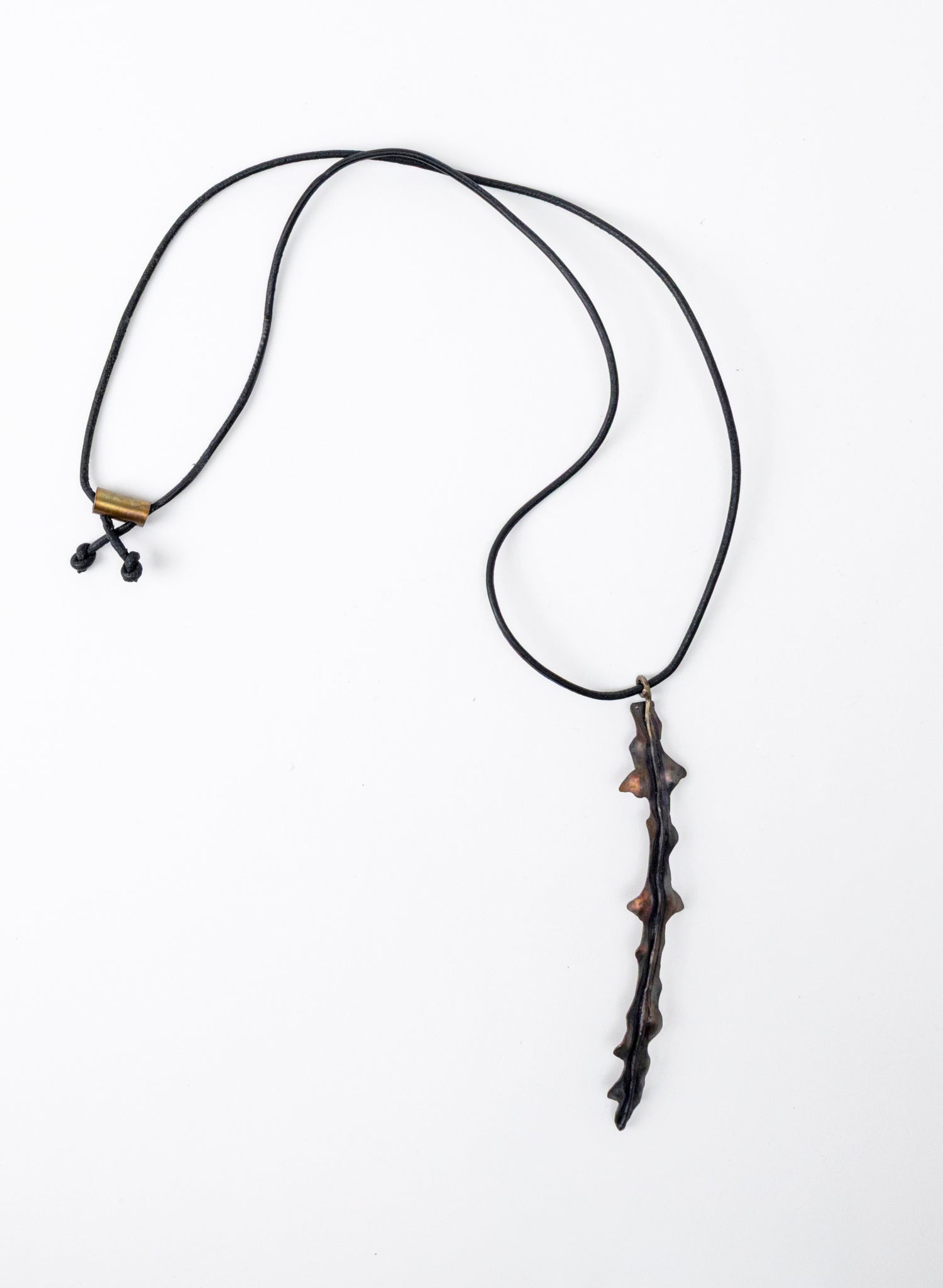 Horoeka Leaf Pendant Copper