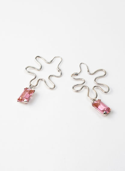 Pink Magnolia Earrings