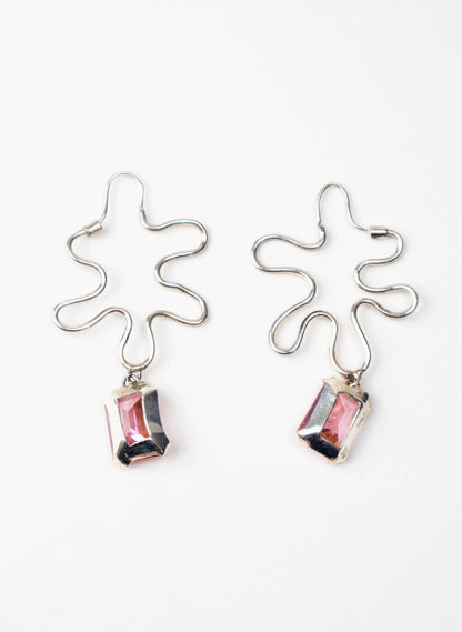 Pink Magnolia Earrings