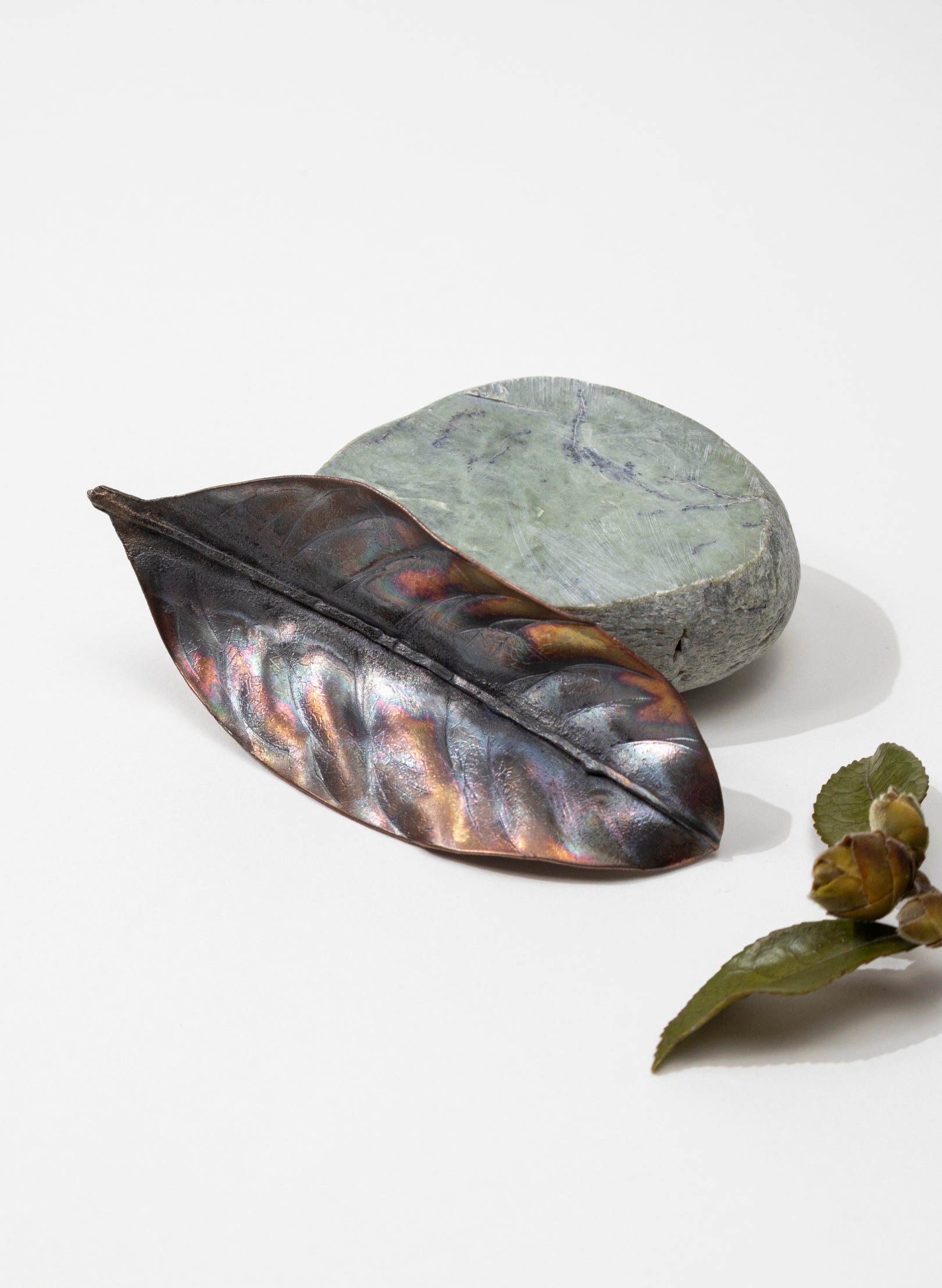 Magnolia Leaf Brooch