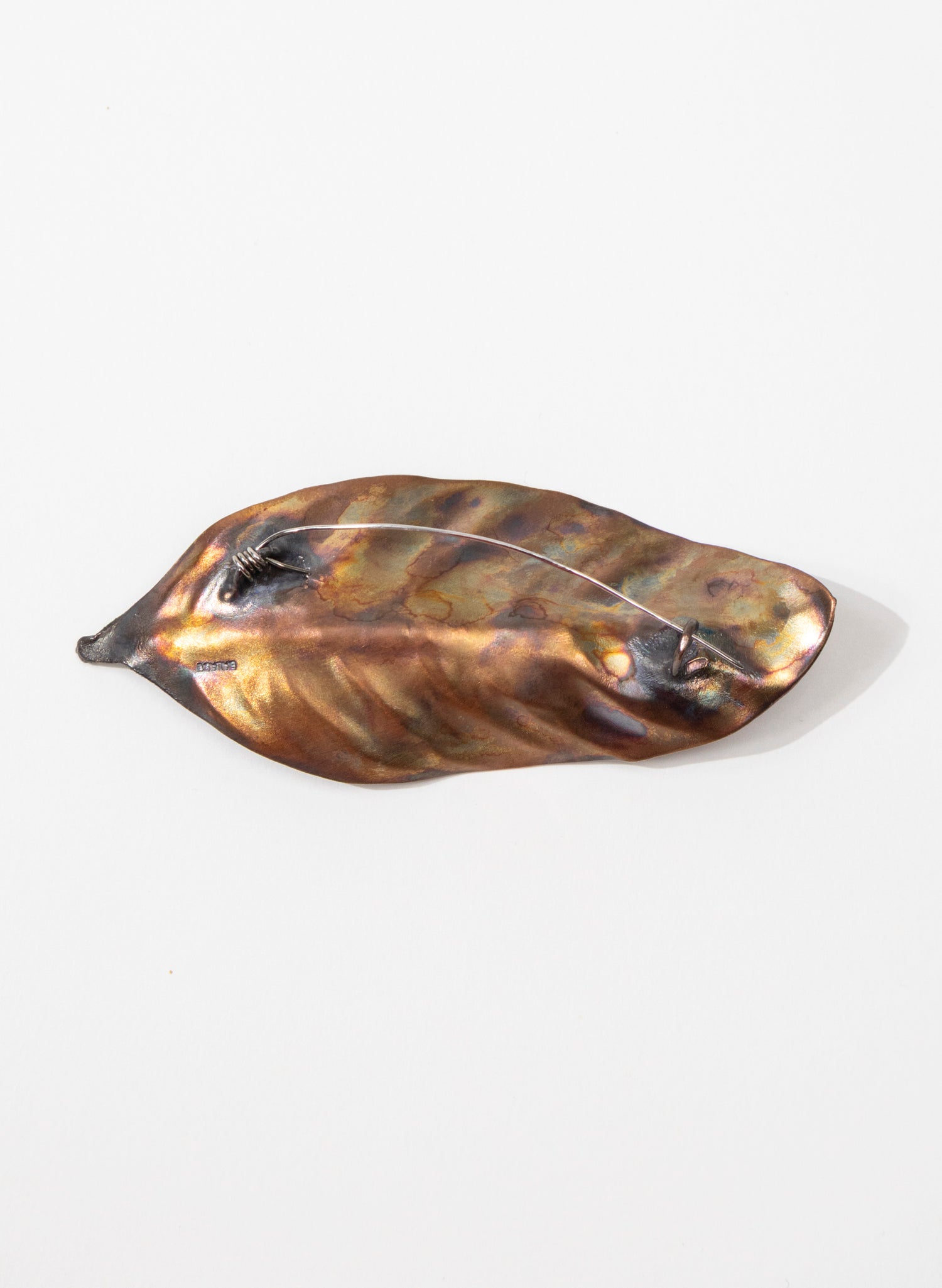 Magnolia Leaf Brooch