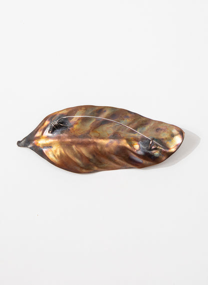 Magnolia Leaf Brooch