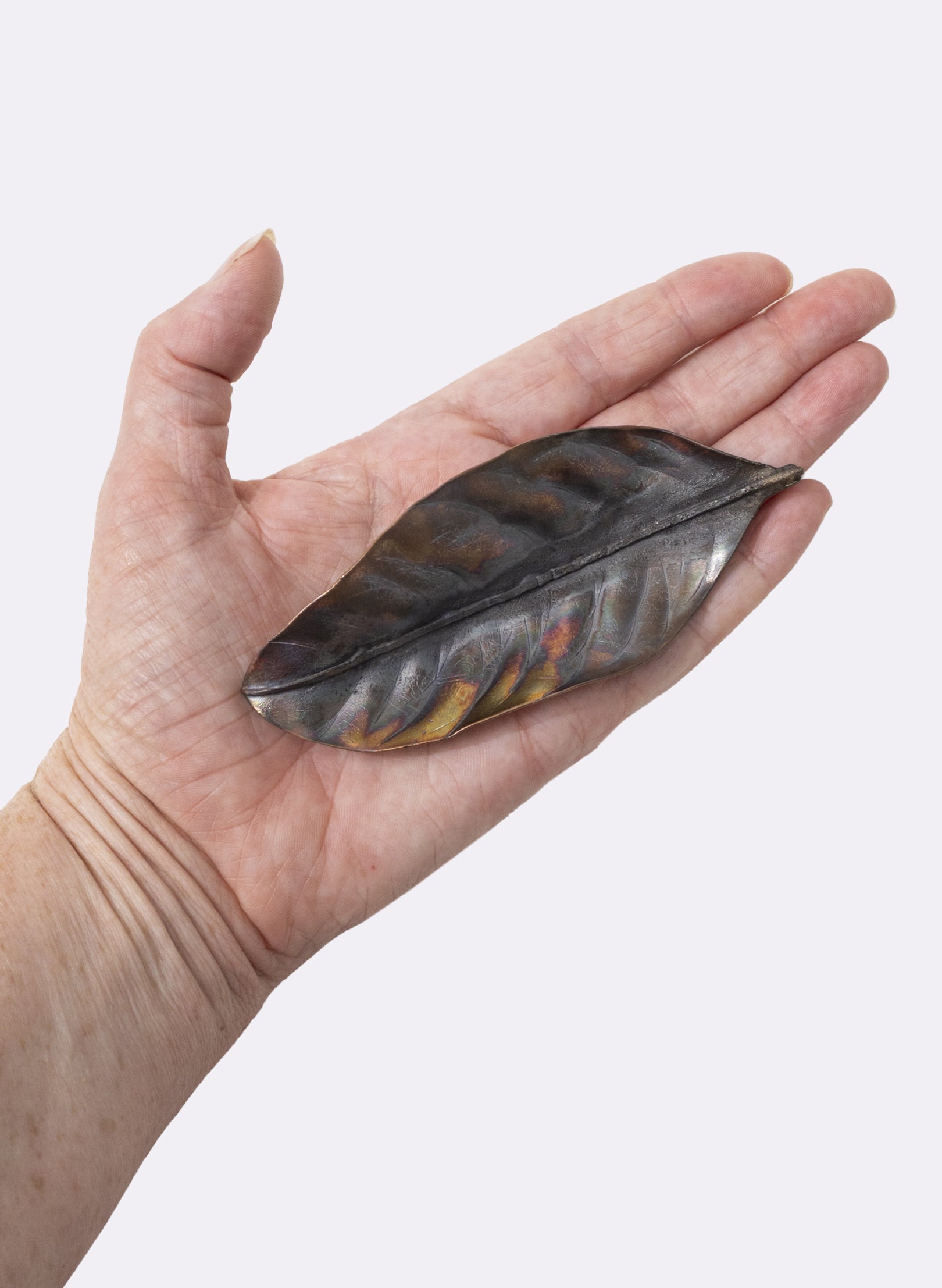 Magnolia Leaf Brooch